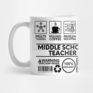 Middle School Teacher Mug